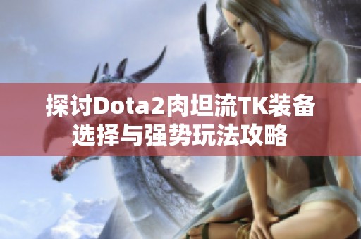 探讨Dota2肉坦流TK装备选择与强势玩法攻略