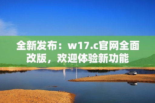 全新发布：w17.c官网全面改版，欢迎体验新功能