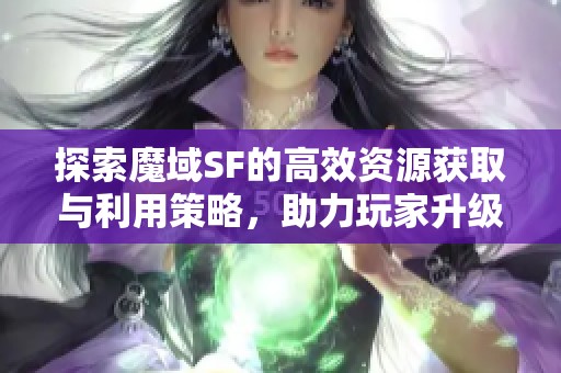 探索魔域SF的高效资源获取与利用策略，助力玩家升级之路