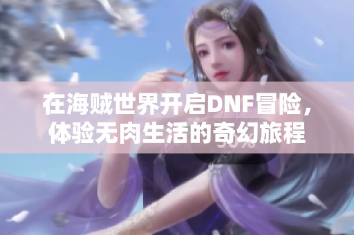 在海贼世界开启DNF冒险，体验无肉生活的奇幻旅程