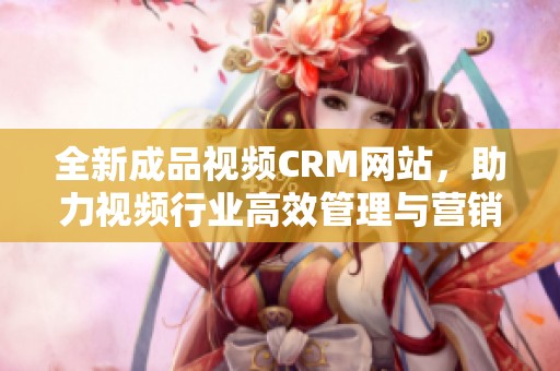 全新成品视频CRM网站，助力视频行业高效管理与营销策略