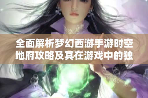 全面解析梦幻西游手游时空地府攻略及其在游戏中的独特优势与强大特性