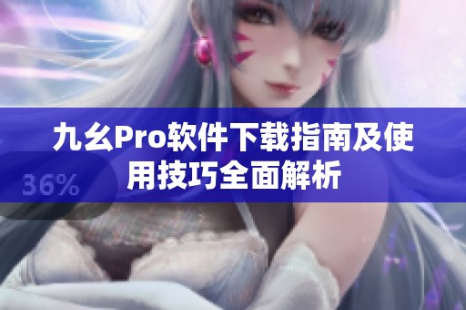 九幺Pro软件下载指南及使用技巧全面解析