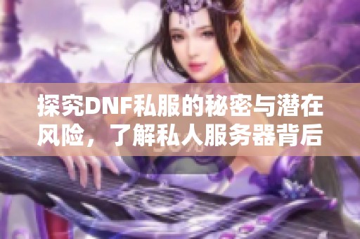 探究DNF私服的秘密与潜在风险，了解私人服务器背后的技术挑战与安全问题