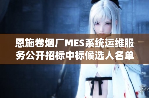 恩施卷烟厂MES系统运维服务公开招标中标候选人名单及相关信息公示
