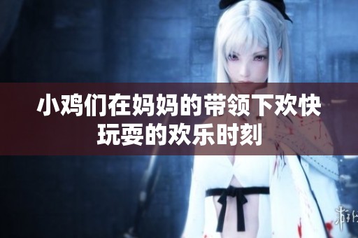 小鸡们在妈妈的带领下欢快玩耍的欢乐时刻