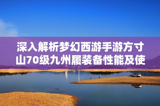 深入解析梦幻西游手游方寸山70级九州履装备性能及使用体验评测