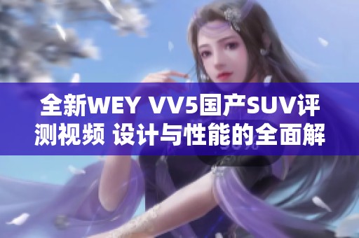 全新WEY VV5国产SUV评测视频 设计与性能的全面解析