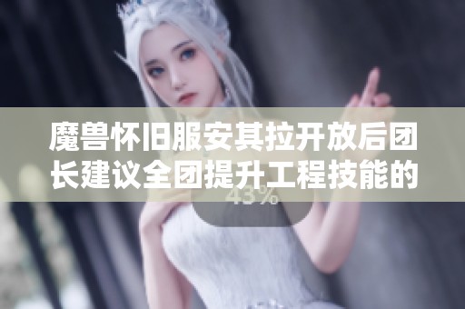 魔兽怀旧服安其拉开放后团长建议全团提升工程技能的双重优势解析