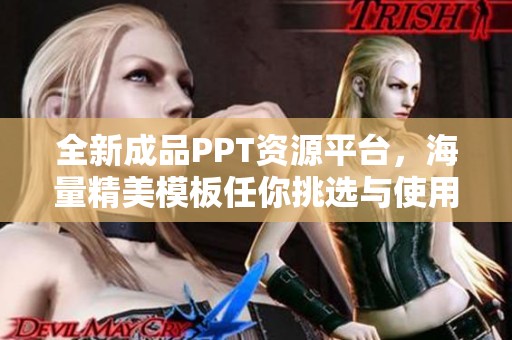 全新成品PPT资源平台，海量精美模板任你挑选与使用