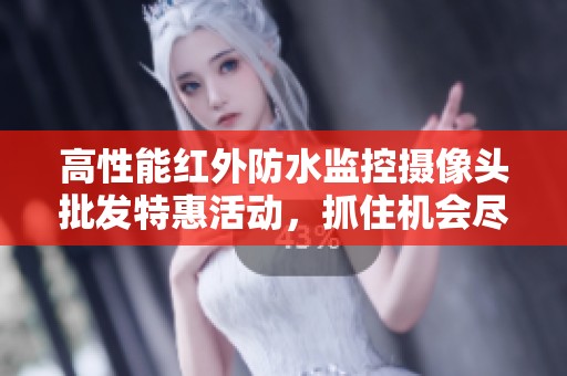 高性能红外防水监控摄像头批发特惠活动，抓住机会尽享超值促销价格