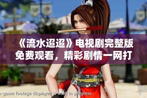 《流水迢迢》电视剧完整版免费观看，精彩剧情一网打尽