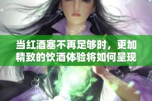 当红酒塞不再足够时，更加精致的饮酒体验将如何呈现