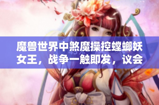 魔兽世界中煞魔操控螳螂妖女王，战争一触即发，议会被迫采取紧急措施觉醒应对