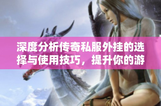 深度分析传奇私服外挂的选择与使用技巧，提升你的游戏体验与乐趣