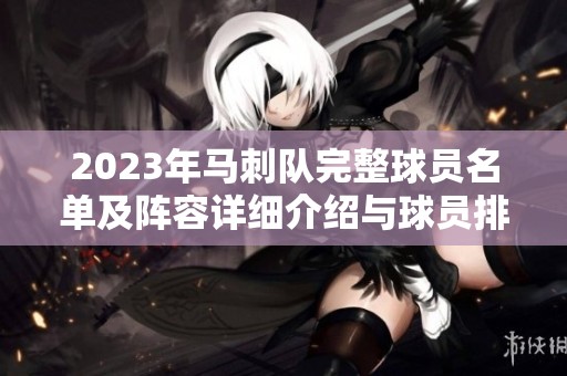 2023年马刺队完整球员名单及阵容详细介绍与球员排名分析