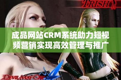 成品网站CRM系统助力短视频营销实现高效管理与推广