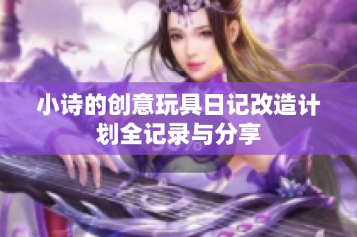 小诗的创意玩具日记改造计划全记录与分享