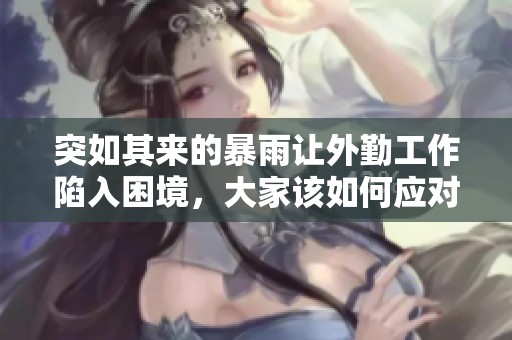 突如其来的暴雨让外勤工作陷入困境，大家该如何应对