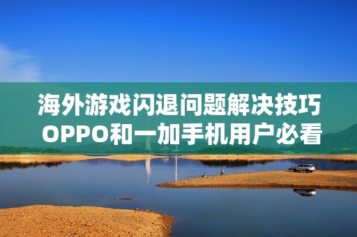 海外游戏闪退问题解决技巧 OPPO和一加手机用户必看教程