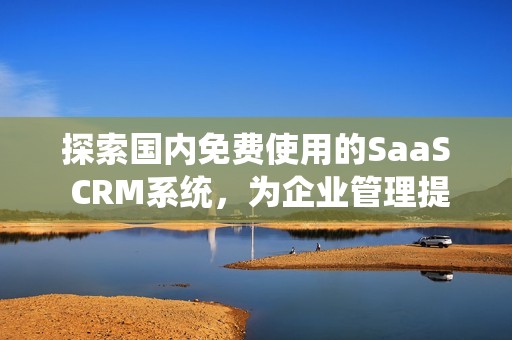 探索国内免费使用的SaaS CRM系统，为企业管理提供无忧服务