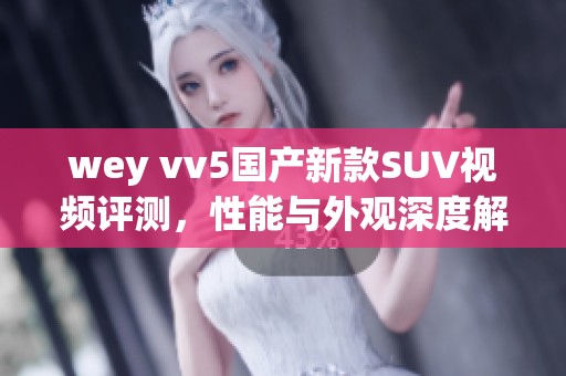 wey vv5国产新款SUV视频评测，性能与外观深度解析