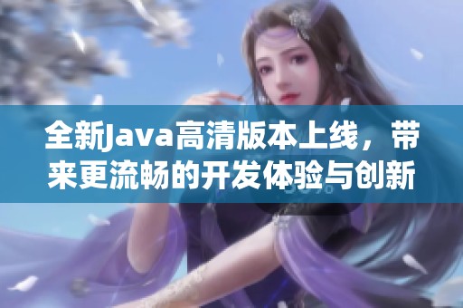 全新Java高清版本上线，带来更流畅的开发体验与创新功能