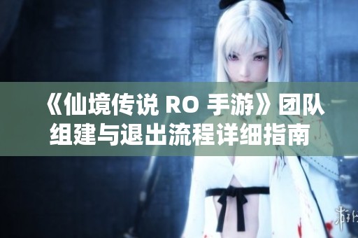 《仙境传说 RO 手游》团队组建与退出流程详细指南