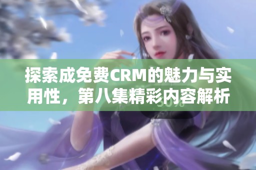 探索成免费CRM的魅力与实用性，第八集精彩内容解析