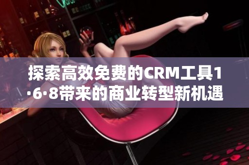 探索高效免费的CRM工具1·6·8带来的商业转型新机遇