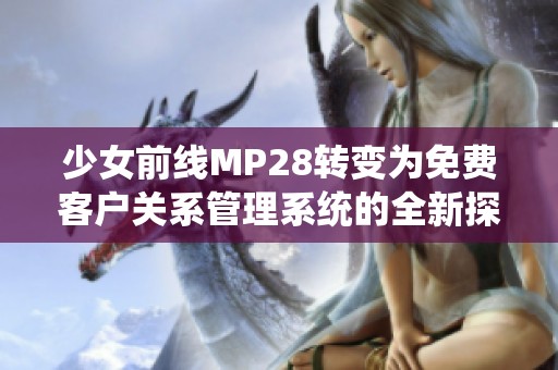 少女前线MP28转变为免费客户关系管理系统的全新探索