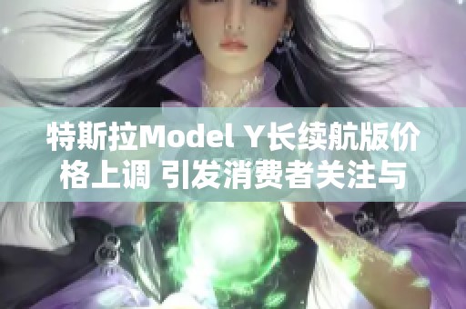 特斯拉Model Y长续航版价格上调 引发消费者关注与热议